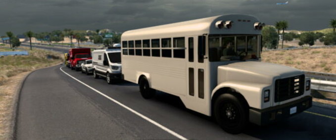 Trucks [ATS] GTA V LKWs & Busse im Straßenverkehr Paket - 1.43 American Truck Simulator mod