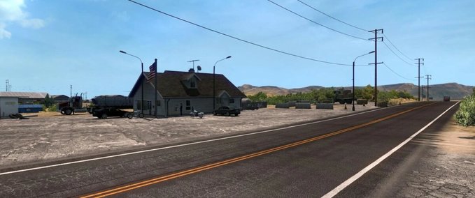 Mods Realistische Straßen 1.43 - 1.44 American Truck Simulator mod