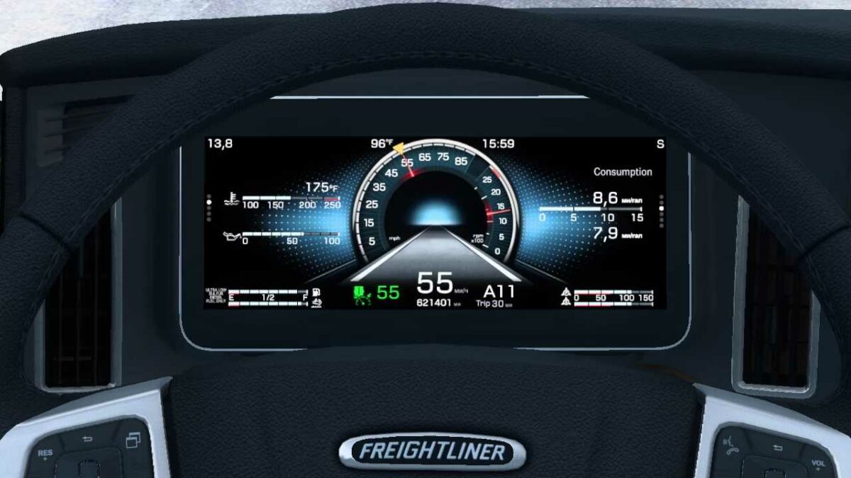 Freightliner Cascadia 2019 Improved Dashboard v1.0 thumbnail 6