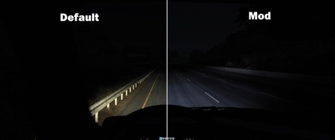 Trucks Westernstar 49X LED Headlight American Truck Simulator mod