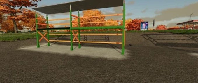 Platzierbare Objekte Platzierbares Regal für den Außenbereich Landwirtschafts Simulator mod