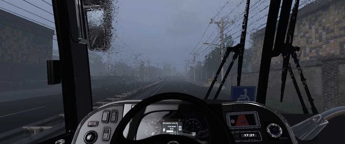 Mods HQ Rain Graphic & Sound Mod - 1.43/1.44 Eurotruck Simulator mod