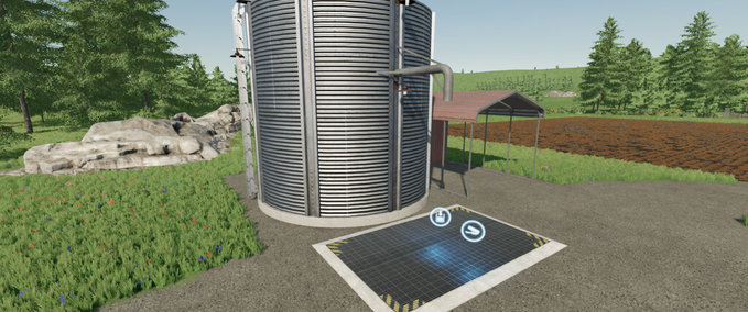 Platzierbare Objekte Rustikales Silo Landwirtschafts Simulator mod