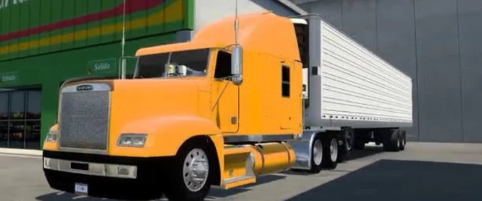 Trucks FREIGHTLINER FLD 120 VON MOISES HERNANDEZ - 1.44 American Truck Simulator mod