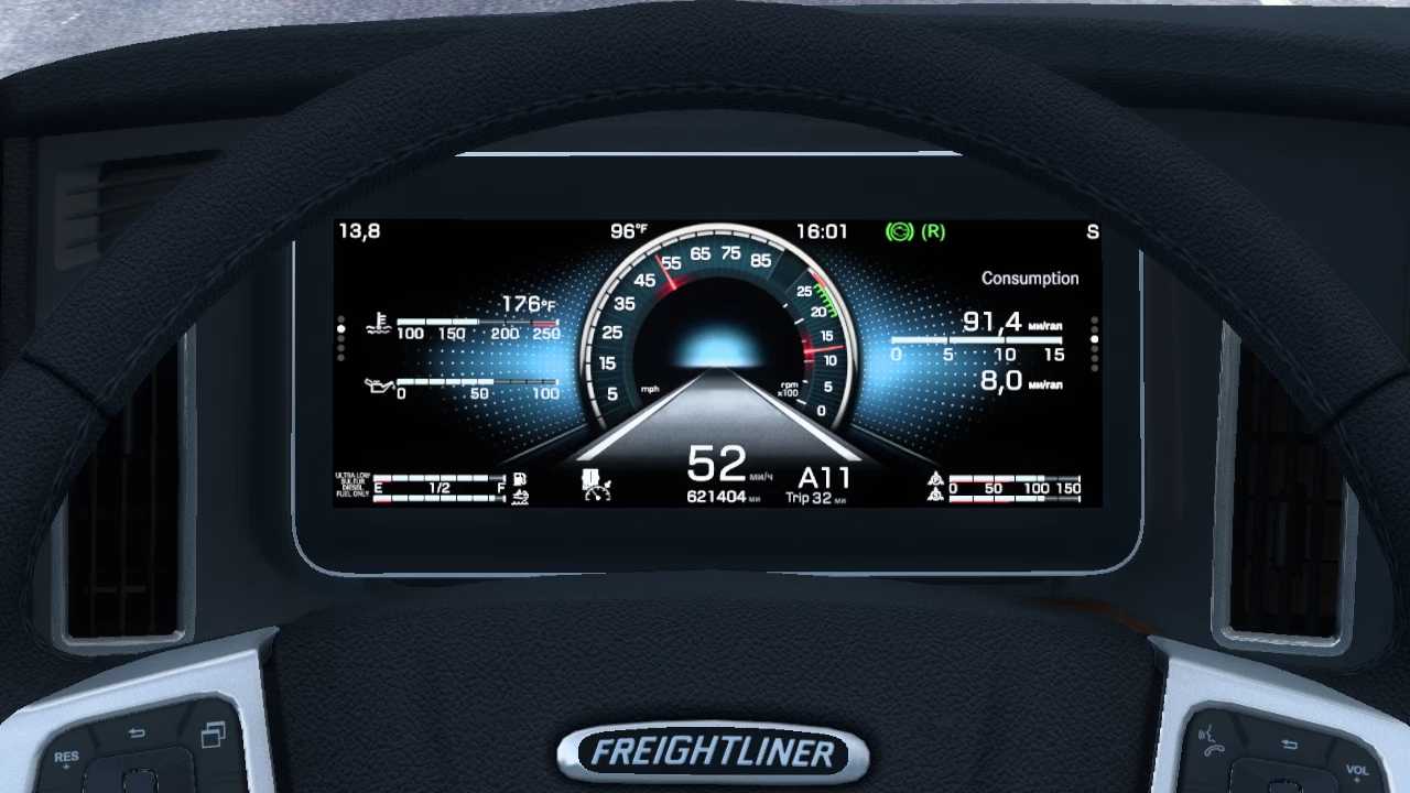 Freightliner Cascadia 2019 Improved Dashboard v1.0 thumbnail 4