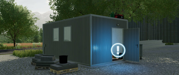 Platzierbare Objekte Wohncontainer Landwirtschafts Simulator mod