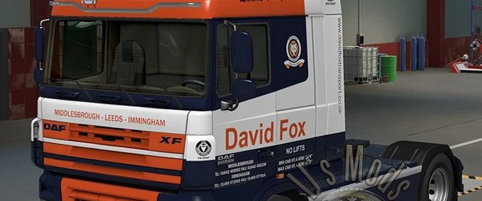 Trucks David Fox Skinpack - 1.44 Eurotruck Simulator mod