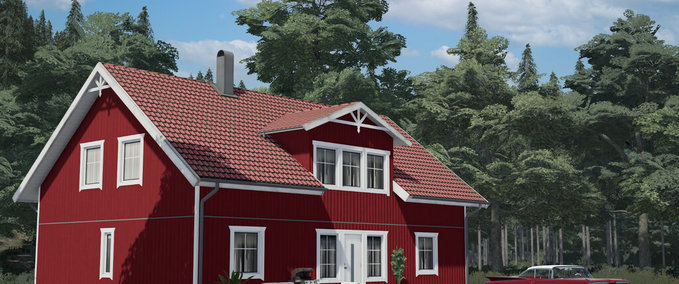 Platzierbare Objekte Skandinavisches Haus Landwirtschafts Simulator mod