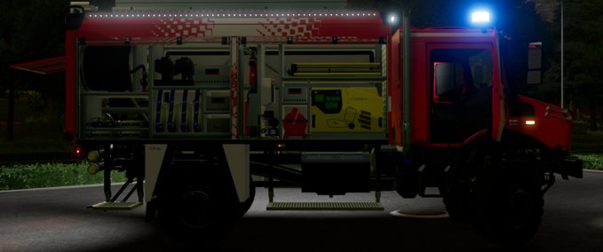 Feuerwehr Schlingmann Unimog TLF3000 Landwirtschafts Simulator mod