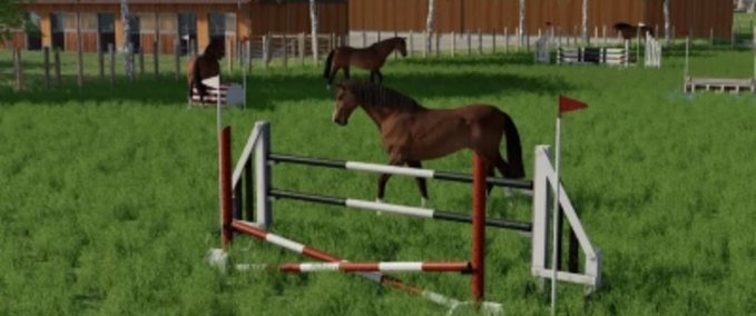 Platzierbare Objekte Hindernisse Pferdesport (Prefab) Landwirtschafts Simulator mod