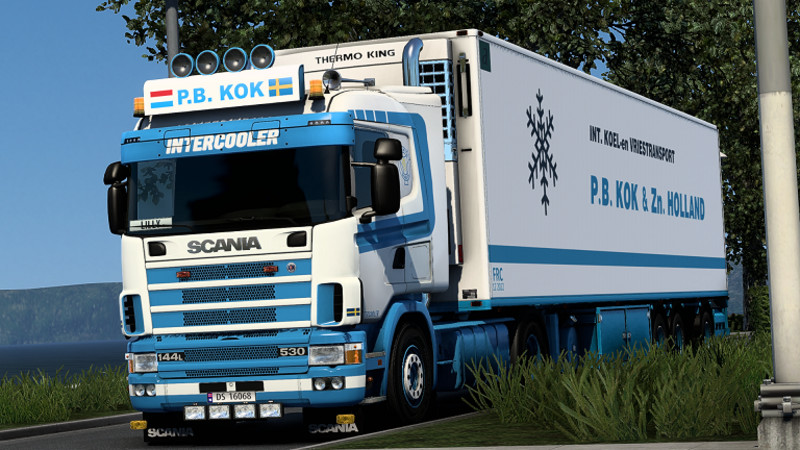 ETS2: Scania R4 P.B. KOK 144L Skin V 1.0 Scania, Skins Mod Für ...