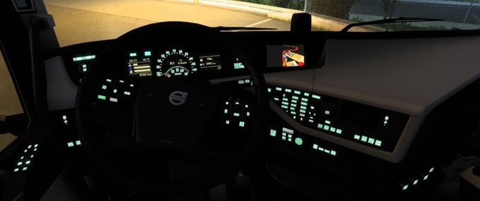 Trucks VOLVO FH16 2012 DASHBOARD - 1.44 Eurotruck Simulator mod