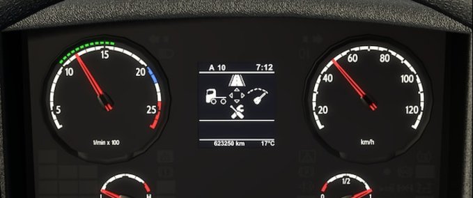 Trucks Scania Old Dashboard Computer - 1.44 Eurotruck Simulator mod