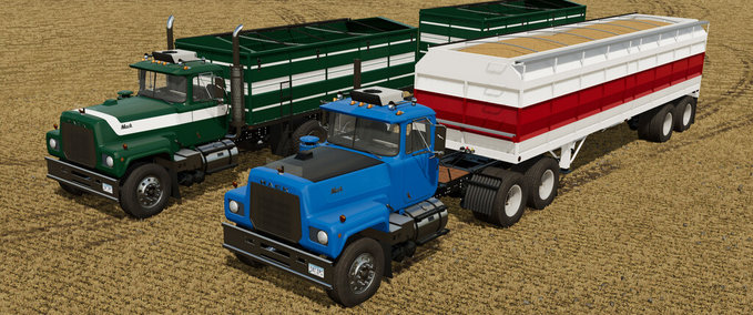 LKWs Mack Grain Transportpaket Landwirtschafts Simulator mod