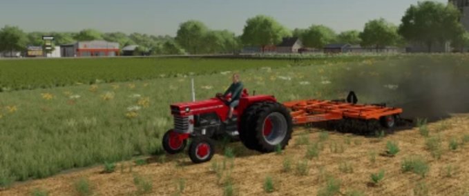Sonstige Traktoren Allis Chalmers 1200 Feldgrubber Landwirtschafts Simulator mod