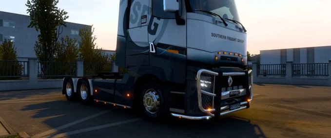 Trucks Renault-T Bullbar Eurotruck Simulator mod