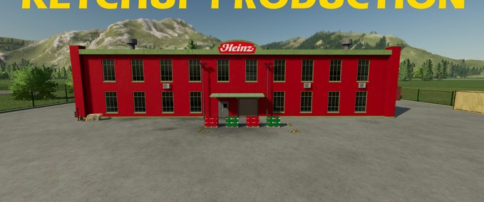 Platzierbare Objekte Ketchup Production Landwirtschafts Simulator mod
