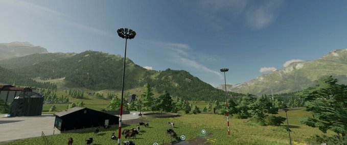 Objekte Flutlichtmast (Fertigteil) Landwirtschafts Simulator mod