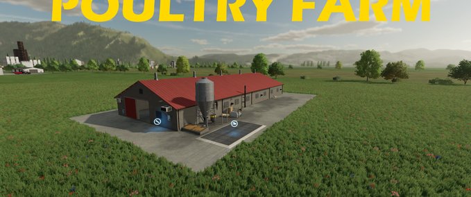 Platzierbare Objekte Poultry Farm Landwirtschafts Simulator mod