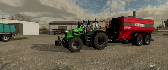 Überladewagen Bergmann GTW 330 Landwirtschafts Simulator mod