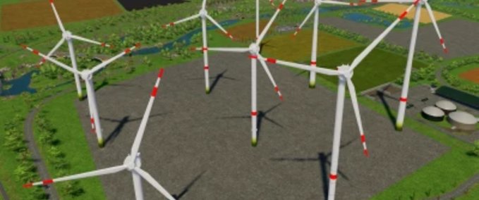 Platzierbare Objekte Enercon EP3 Windturbinen Landwirtschafts Simulator mod