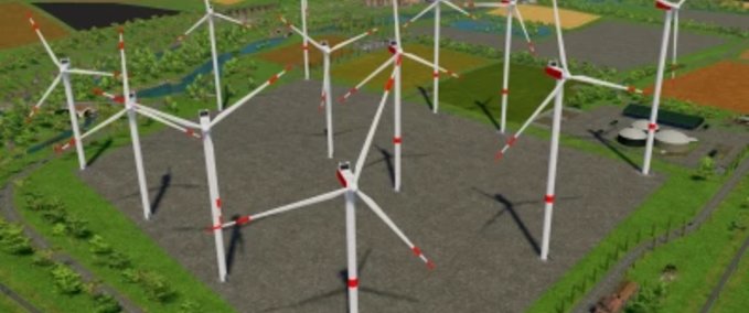 Platzierbare Objekte Vestas 2MW Windturbinen Landwirtschafts Simulator mod