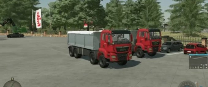 LKWs MAN TGS 18.500 Kipper modifiziert 8x8 Landwirtschafts Simulator mod