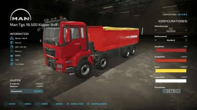 MAN TGS 18.500 Kipper modifiziert 8x8 - Thumbnail 1