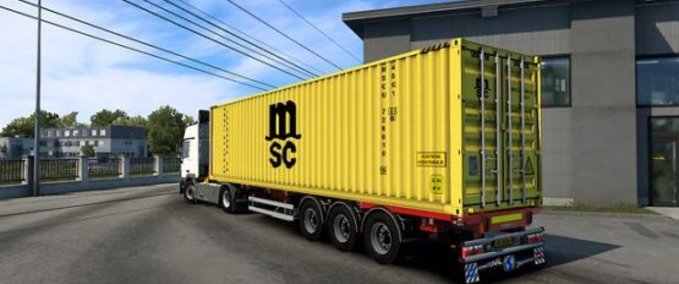 Trailer Sommer Container Anhänger - 1.44 Eurotruck Simulator mod