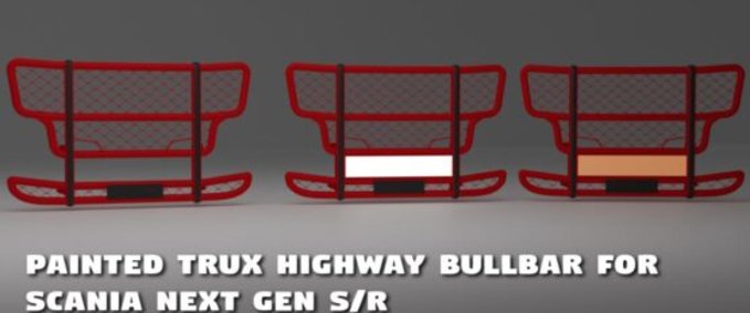 Trucks Scania S&R Painted Trux Highway Bullbar – 1.44 Eurotruck Simulator mod