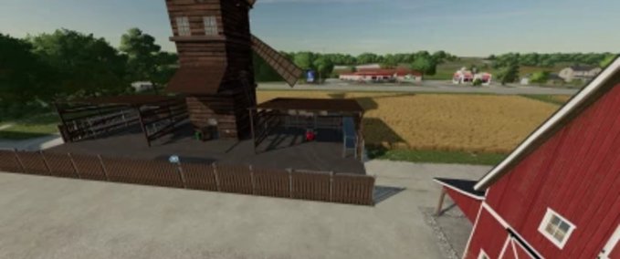 Objekte WINDMÜHLE - ALTER STIL - ROTIEREND Landwirtschafts Simulator mod
