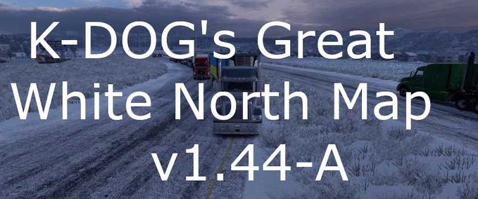 Maps K-DOG’s Great White North Map  American Truck Simulator mod