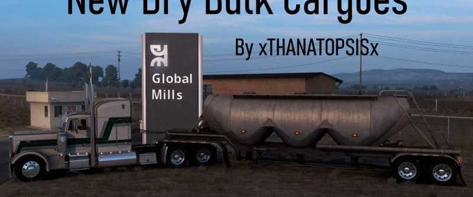 Trailer New Dry Bulk Cargoes v1.0 - 1.44 American Truck Simulator mod