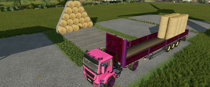 Platzierbare Objekte Ballenlager Landwirtschafts Simulator mod