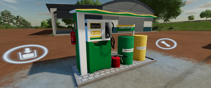 Platzierbare Objekte Brasilianische Tankstelle Landwirtschafts Simulator mod