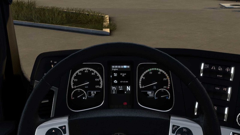 ets2: Mercedes Actros MP4 Improved Dashboard - 1.44 v 1.3 Trucks, Mods,  Interieurs, Sonstige, Mercedes Mod für Eurotruck Simulator 2
