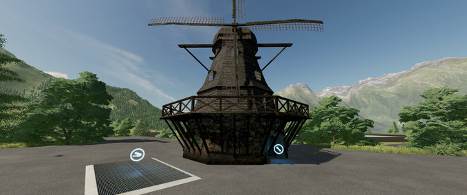 Platzierbare Objekte Windmühle Landwirtschafts Simulator mod