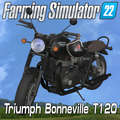 Klassisches Motorrad Triumph Bonneville T120 schwarz Mod Thumbnail
