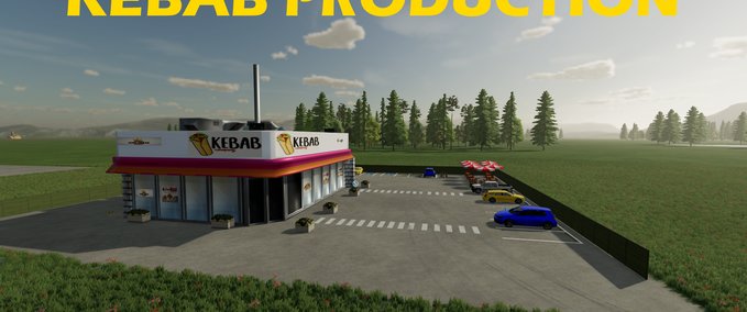 Platzierbare Objekte Kebab Production Landwirtschafts Simulator mod