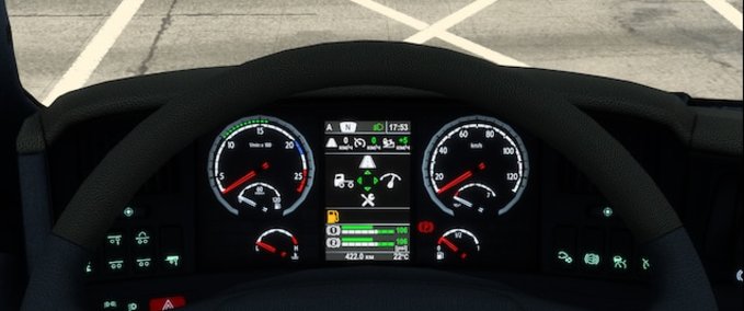 Trucks Scania RS Improved Dashboard - 1.44  Eurotruck Simulator mod