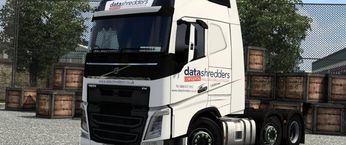 Mods Volvo FH Datashredders Skin Trucker Tim Eurotruck Simulator mod