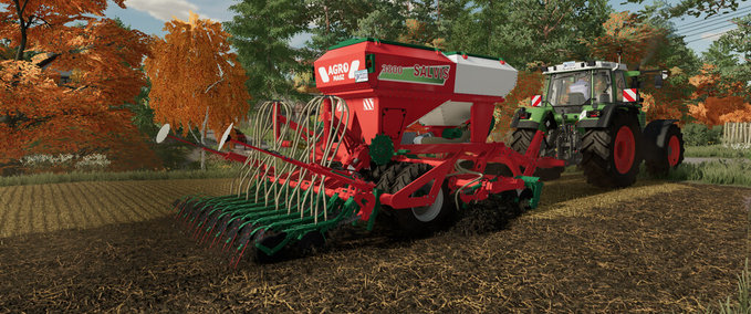 Saattechnik AgroMasz Salvis 3800 Landwirtschafts Simulator mod