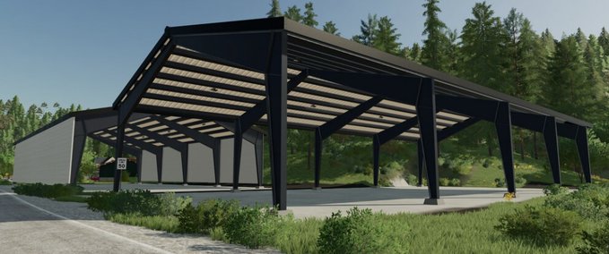 Platzierbare Objekte Großer Metallpavillon Landwirtschafts Simulator mod