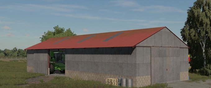 Platzierbare Objekte Garage 28x11 Landwirtschafts Simulator mod