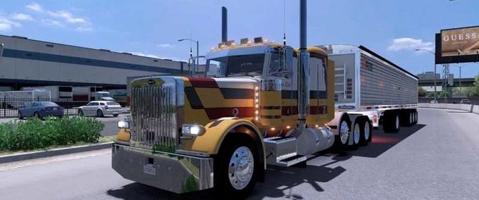 Trucks Caterpillar 3406E Straight Pipes Sound - 1.44 American Truck Simulator mod