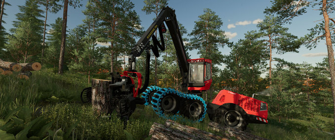 Forstwirtschaft Komatsu / Valmet 911.4 Landwirtschafts Simulator mod