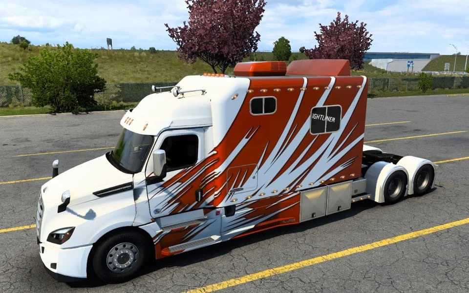 [ATS] Freightliner Cascadia Legacy Sleeper v2.85 by Mark Brower (1.40) thumbnail 2