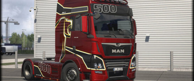 Trucks MAN TGX Euro 6 EvoLion MULTICOLOR Metallic Skin Eurotruck Simulator mod