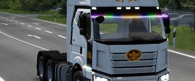 Trucks FAW J6P "RUNNING WATER LAMP" - 1.44/1.45 Eurotruck Simulator mod