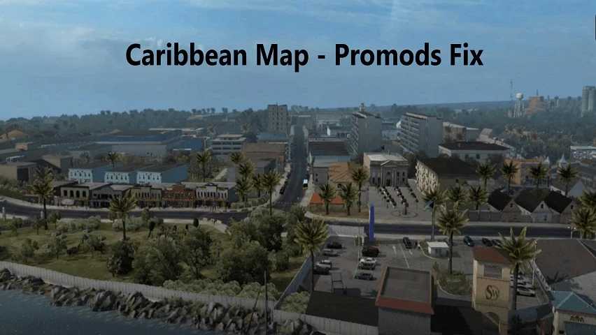Caribbean Map – Promods Fix - 1.44  thumbnail 2